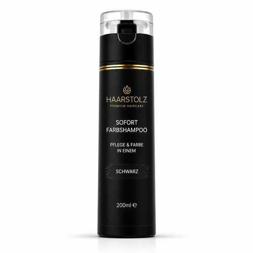 Haarstolz Sofort-Farbshampoo Schwarz, 200ml
