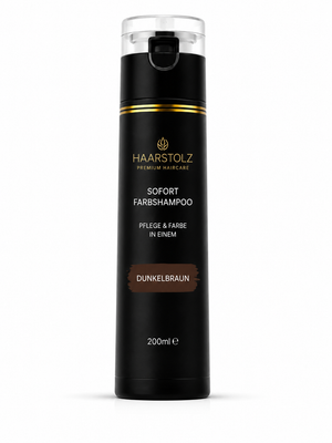 Haarstolz Sofort-Farbshampoo Dunkelbraun, 200ml