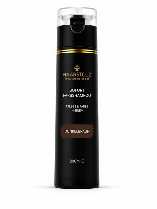 Haarstolz Sofort-Farbshampoo Dunkelbraun, 200ml
